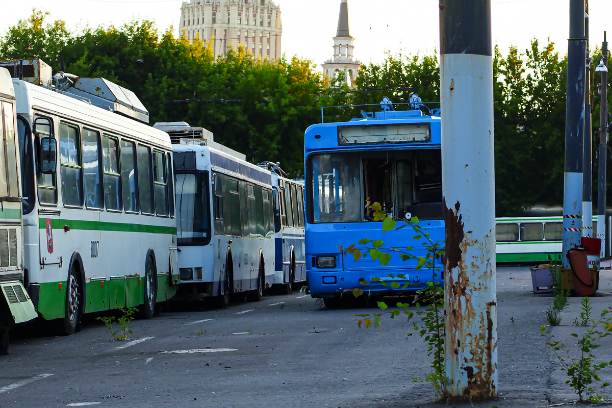 Moskwa — Trolleybus depots: [2] Facilities at Novoryazanskaya str.