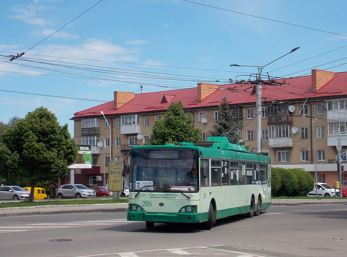 Луцк, Богдан E231 № 205; Луцк — Проводное воскресение, маршруты на с. Гаразджа