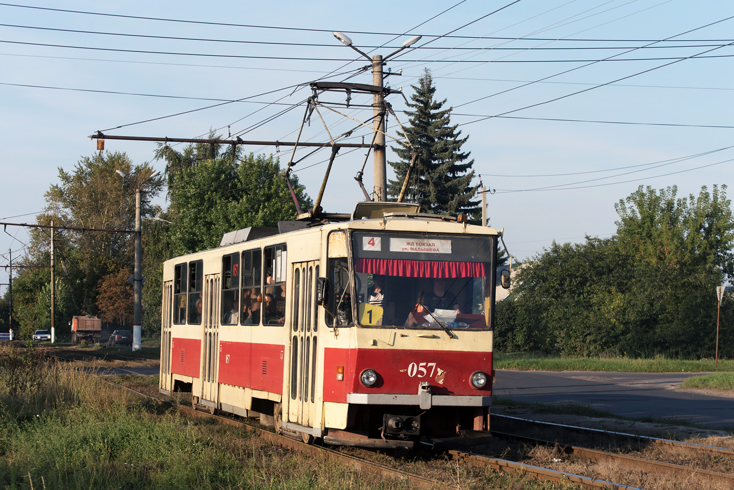 Курск, Tatra T6B5SU № 057