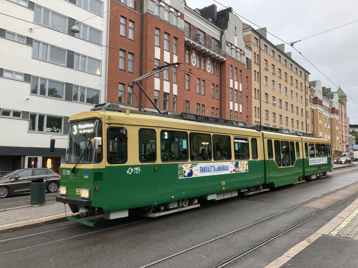 Хельсинки, Valmet MLNRV2 № 99