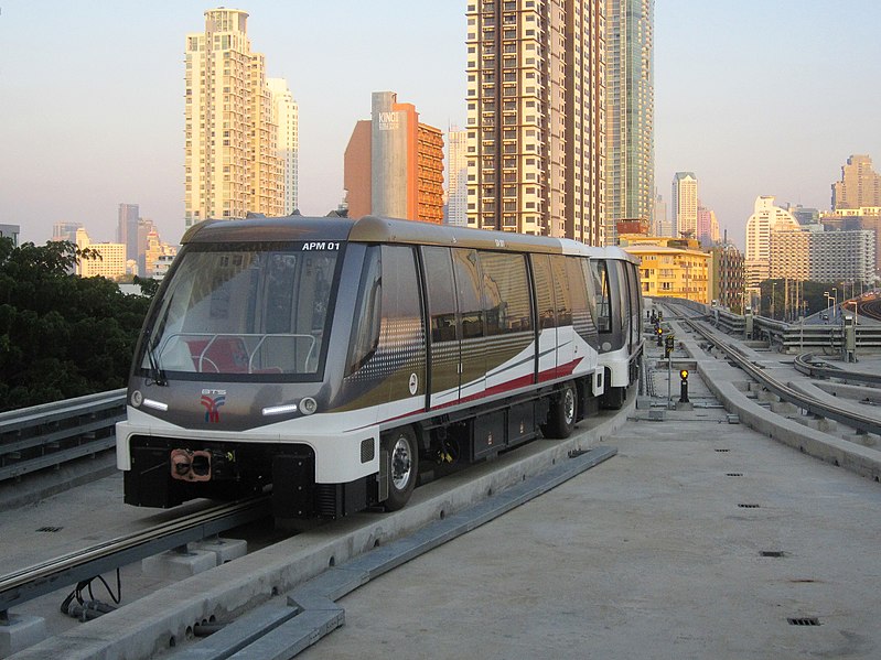 Бангкок, Bombardier Innovia APM 300 № APM 01; Бангкок — Золотая линия БТС (รถไฟฟ้าสายสีทอง)