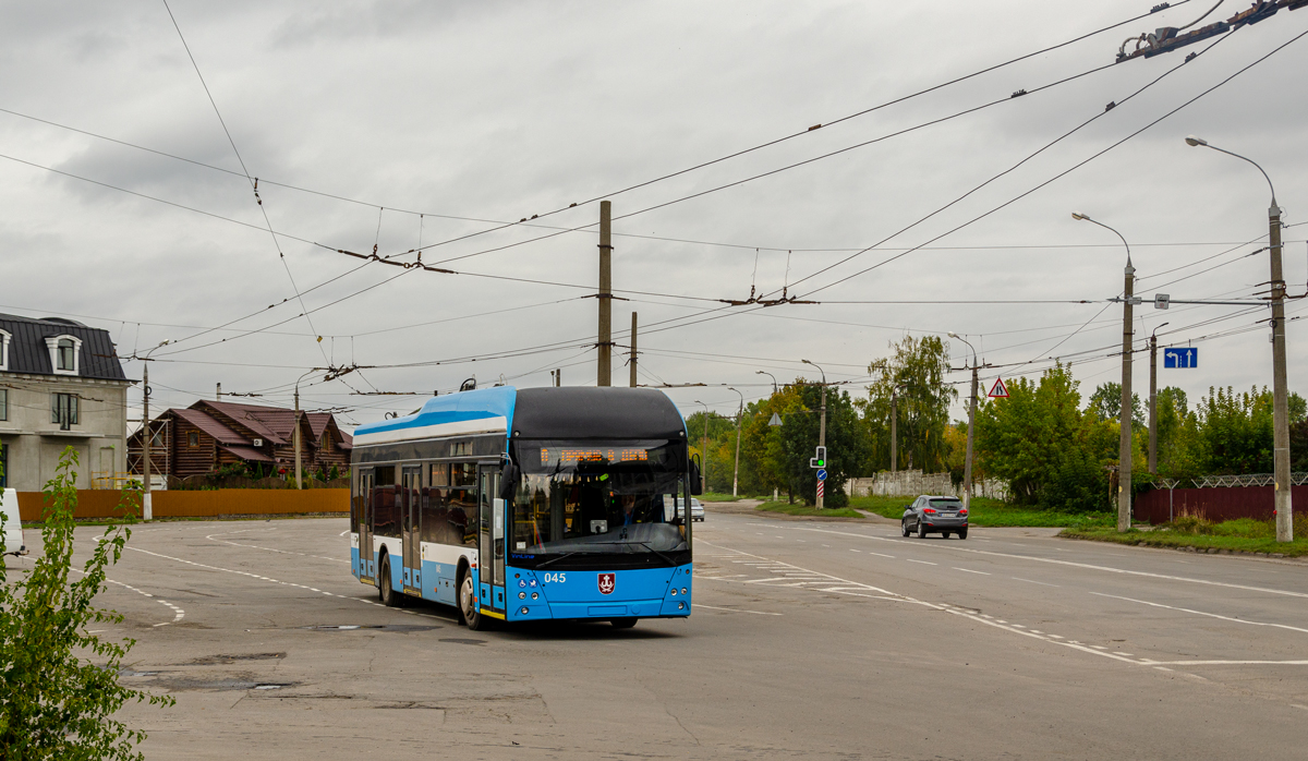 Винница, PTS 12 № 045; Винница — Троллейбусные линии и инфраструктура