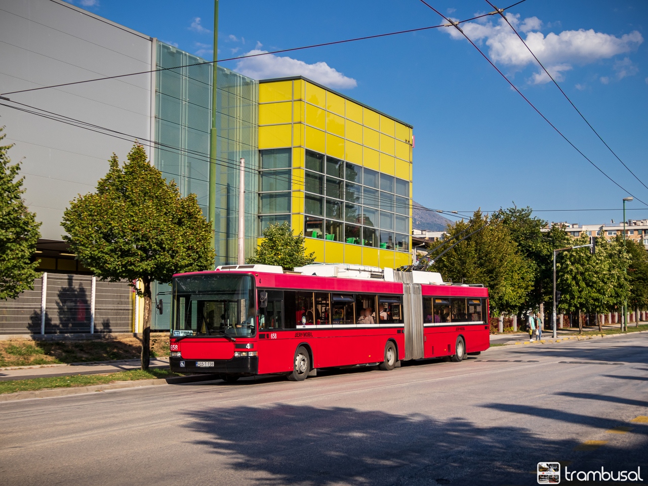 Sarajevo, Hess SwissTrolley 2 (BGT-N1) № 658