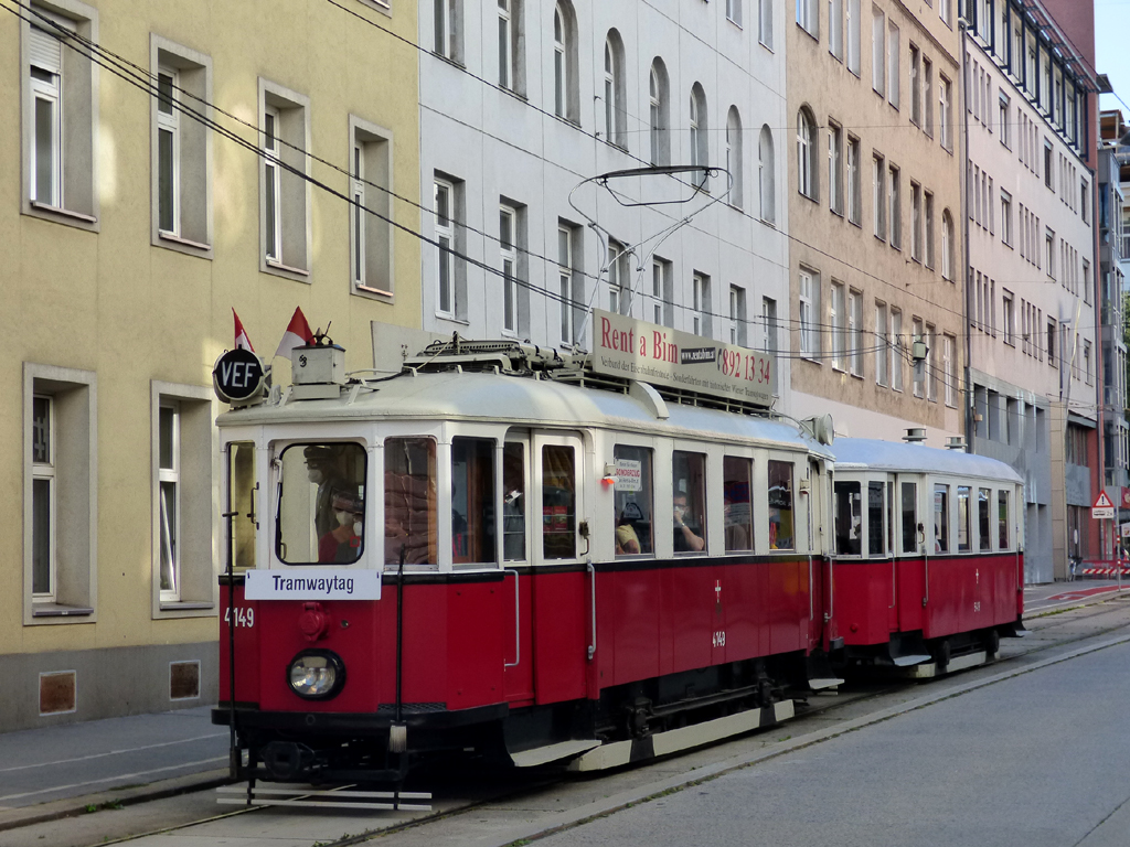 Вена, Simmering Type M № 4149; Вена — Tramwaytag 2021