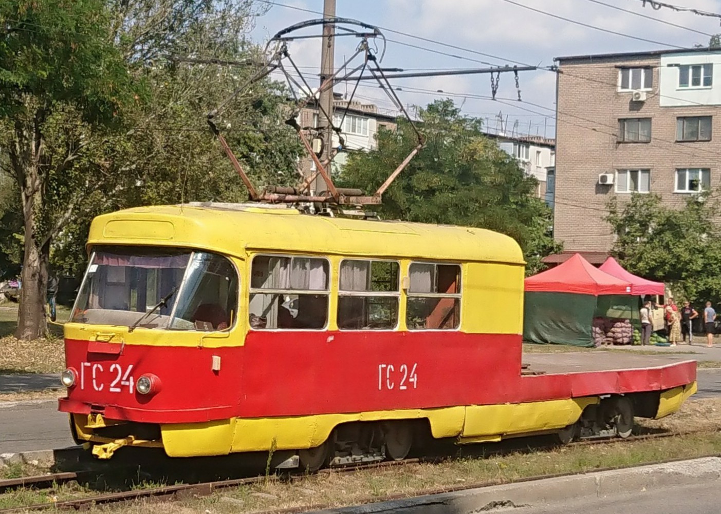 Запорожье, Tatra T3SU (двухдверная) № ГС-24