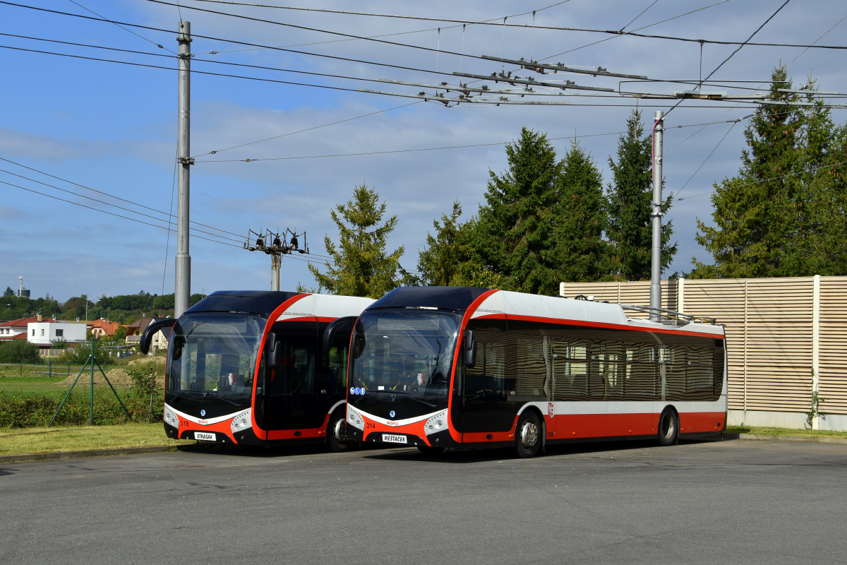 Опава, Škoda 32Tr SOR № 318; Опава, Škoda 32Tr SOR № 314