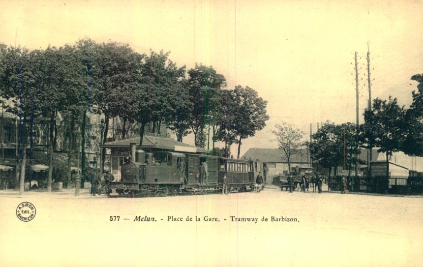 Melun — Old Photos; Melun — Tramway de Verneuil-l'Étang à Melun