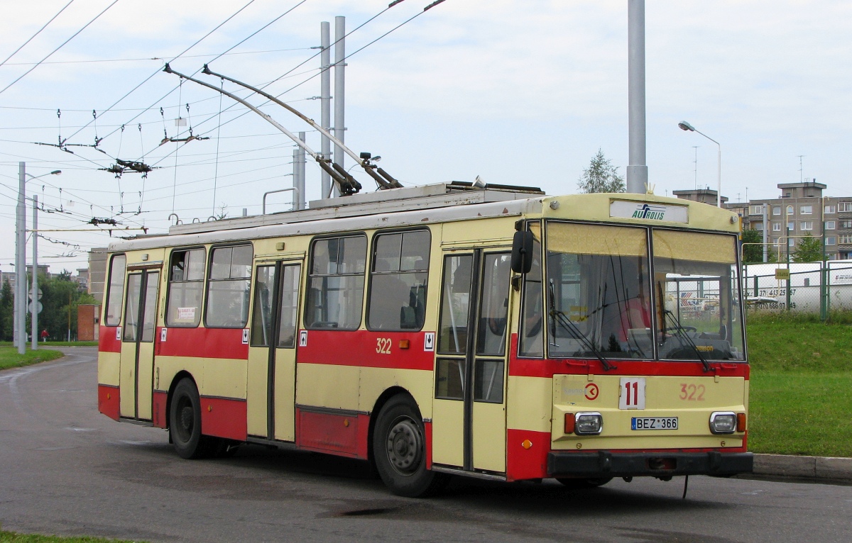 Каунас, Škoda 14Tr11/6 № 322