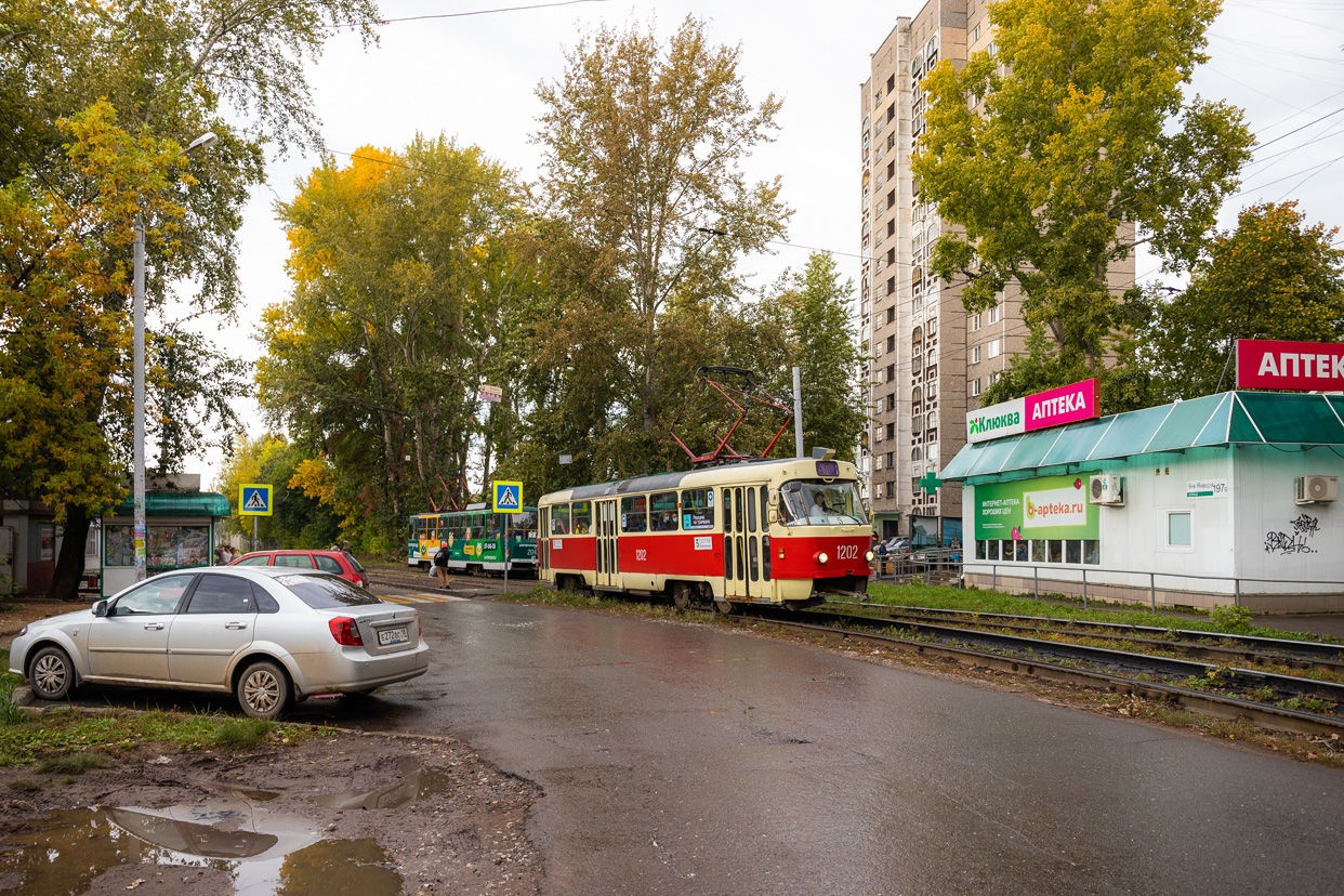 Ижевск, Tatra T3K № 1202