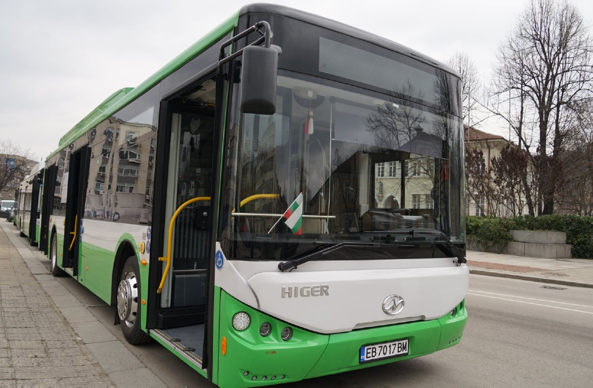 Габрово, Higer KLQ6125GEV3 № 7017; Габрово — Официално освещаване и откриване на електробусния транспорт — 10.03.2021 г.