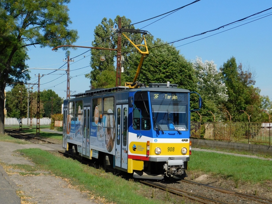 Szeged, Tatra T6A2 № 908