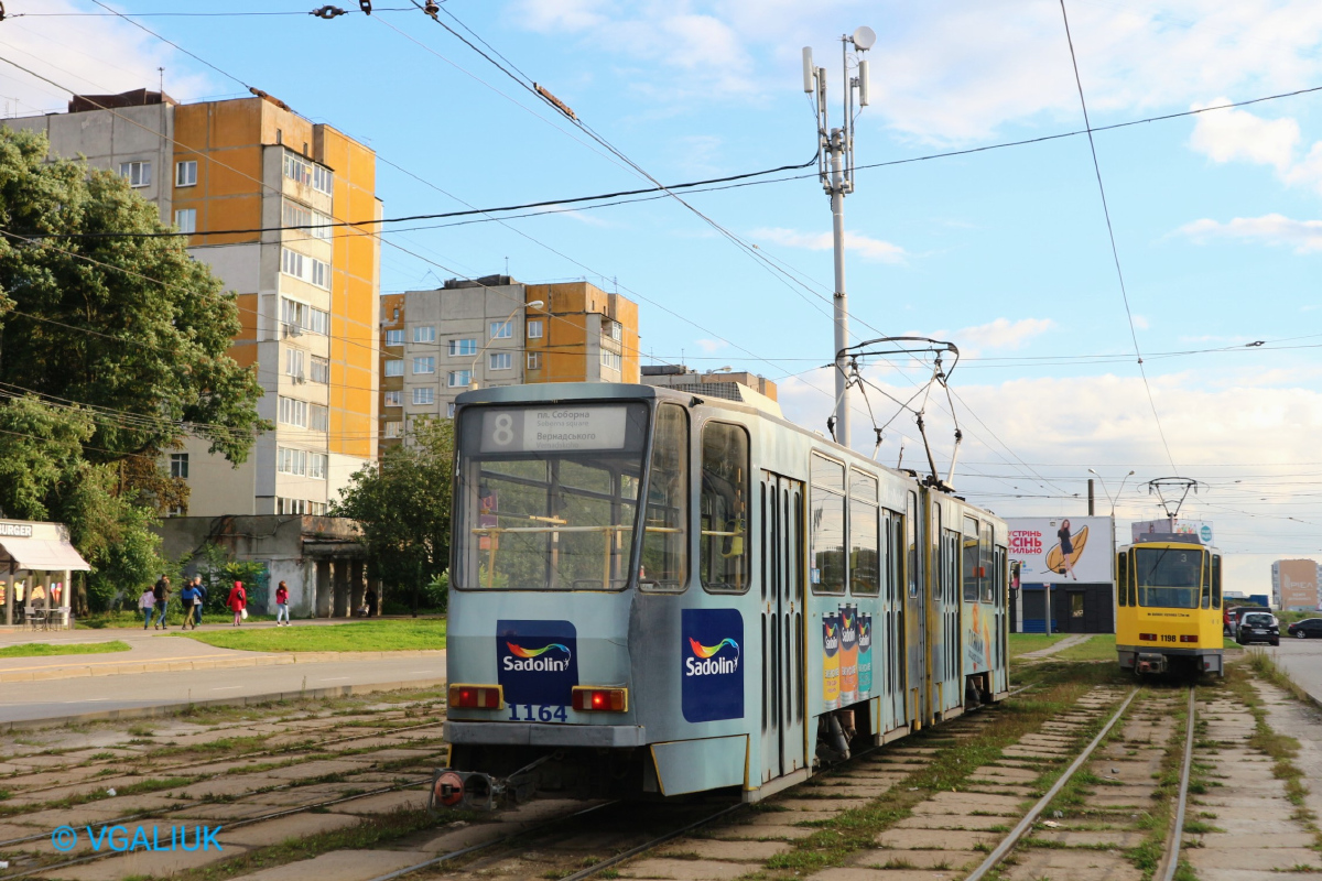 Львів, Tatra KT4D № 1164