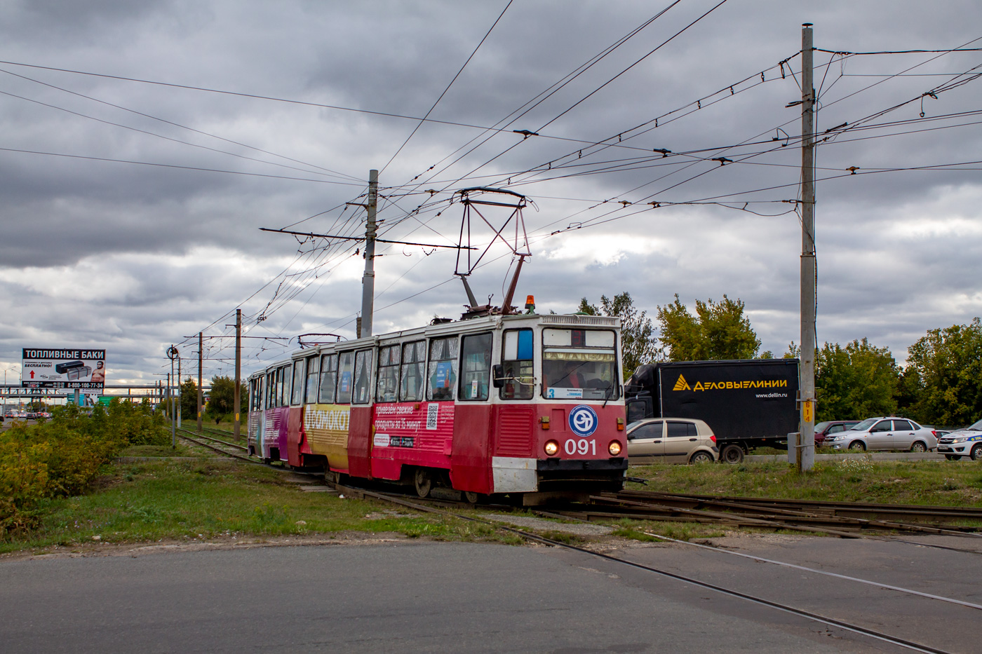 Набярэжныя Чалны, 71-605 (КТМ-5М3) № 091