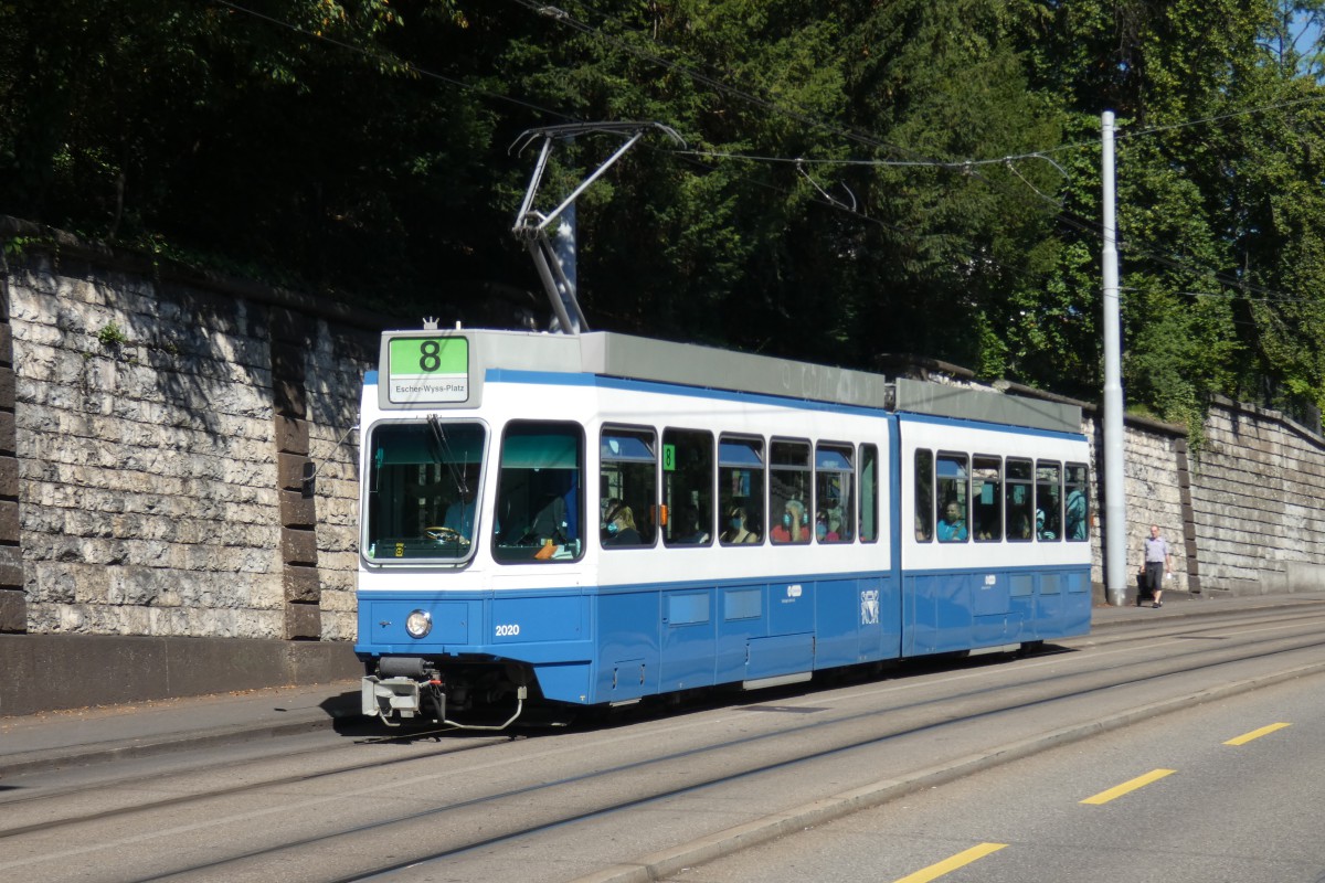 Цюрих, SWS/SWP/BBC Be 4/6 "Tram 2000" № 2020