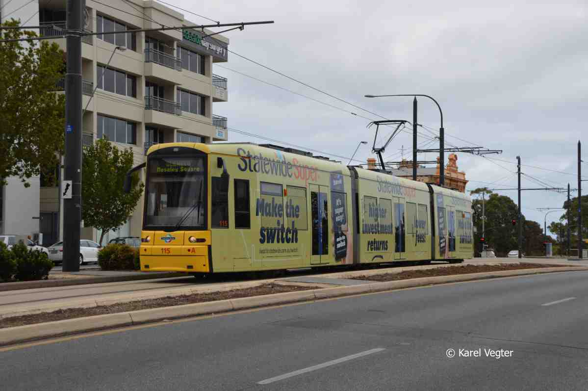 Adelaide, Bombardier Flexity Classic nr. 115