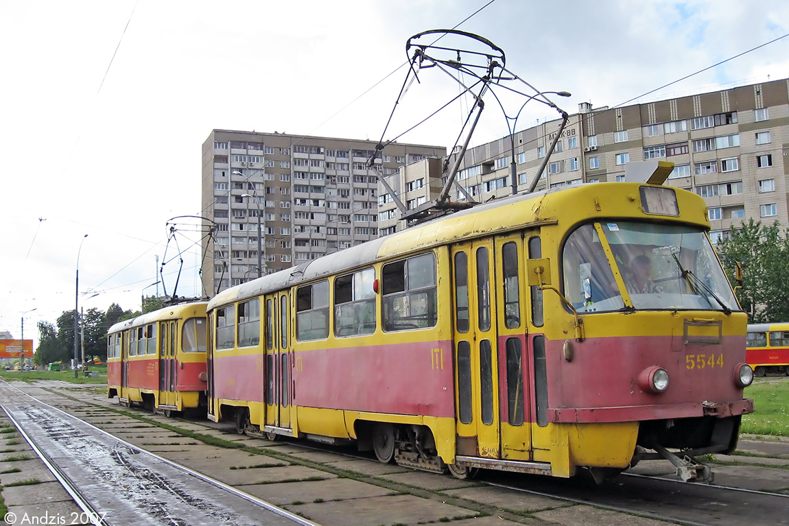 Київ, Tatra T3SU № 5544