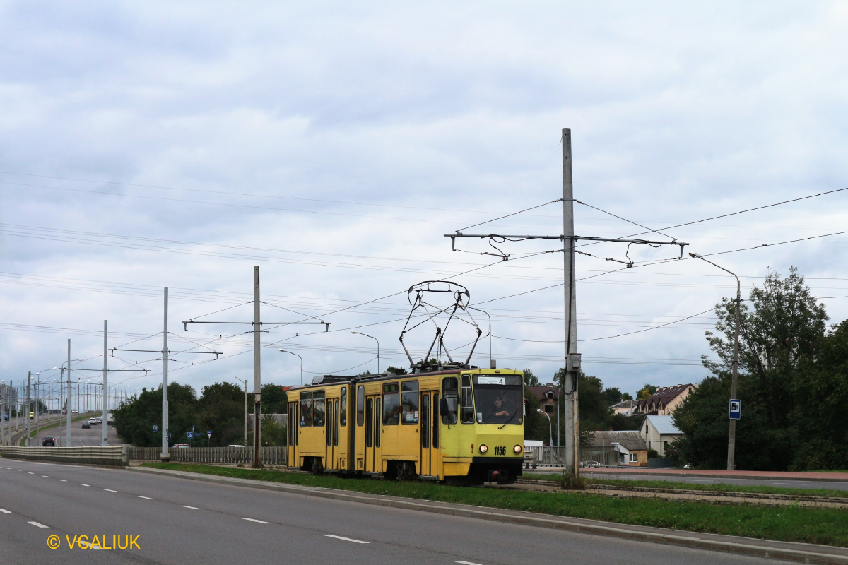 Львов, Tatra KT4D № 1156