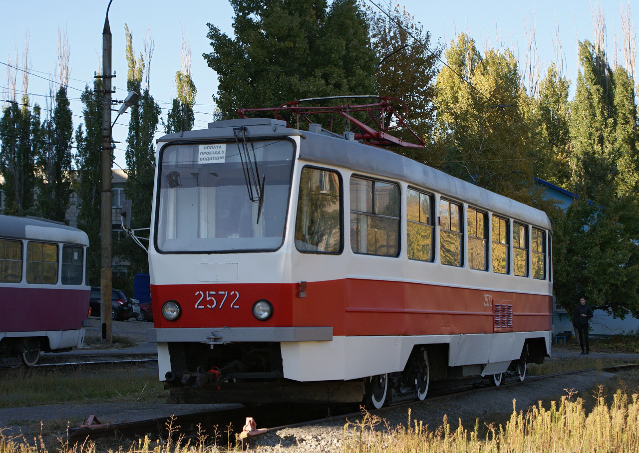 Волгоград, Tatra T3SU мод. ВЗСМ № 2572