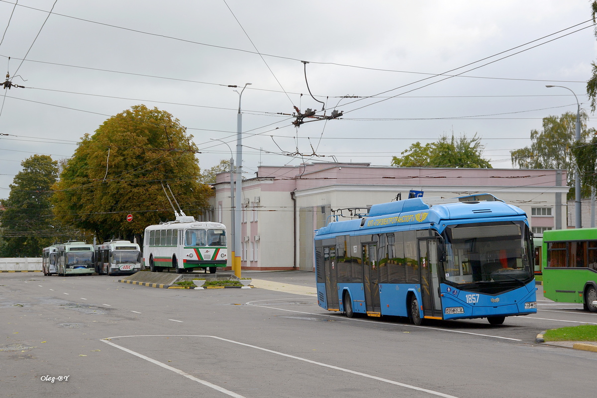 Gomel, BKM 32100D — 1857; Gomel — Trolleybus depots