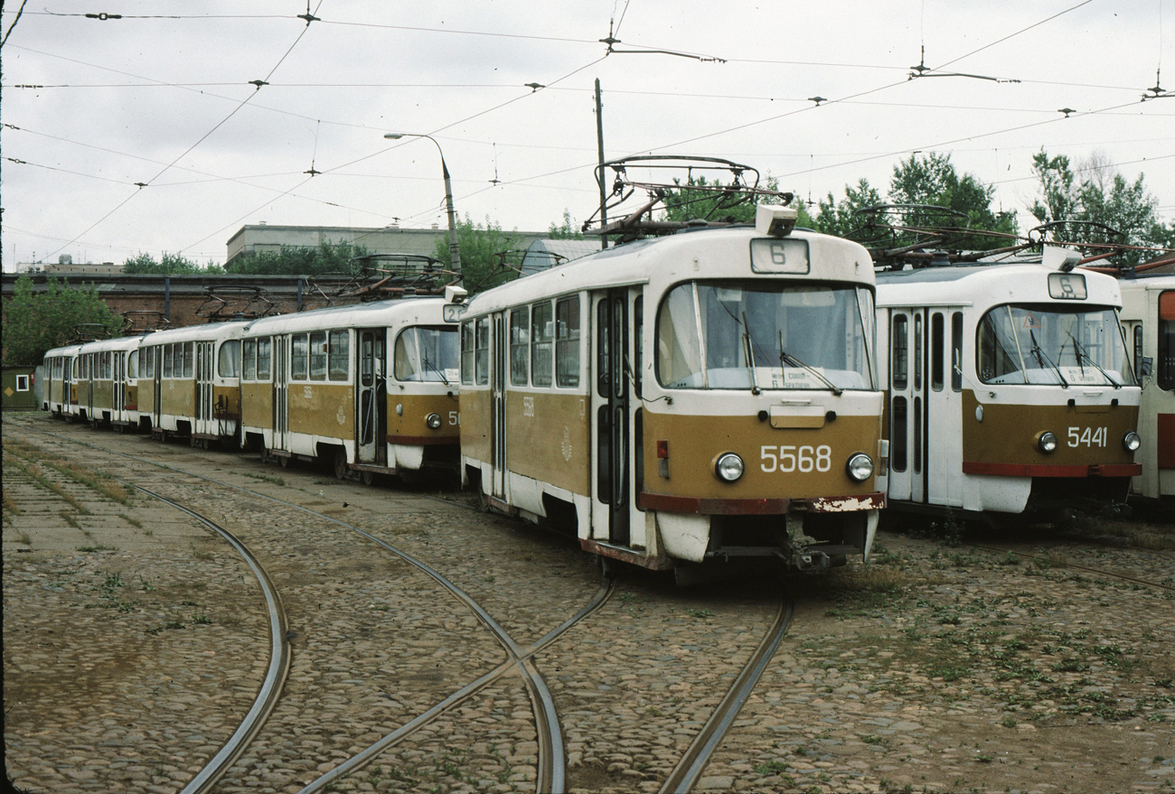 Москва, Tatra T3SU № 5568