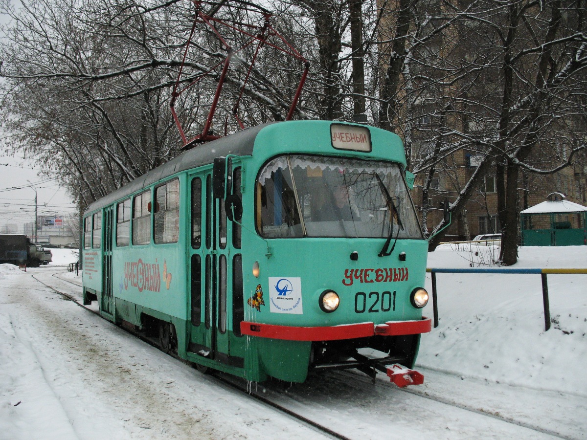 Москва, Tatra T3SU № 0201