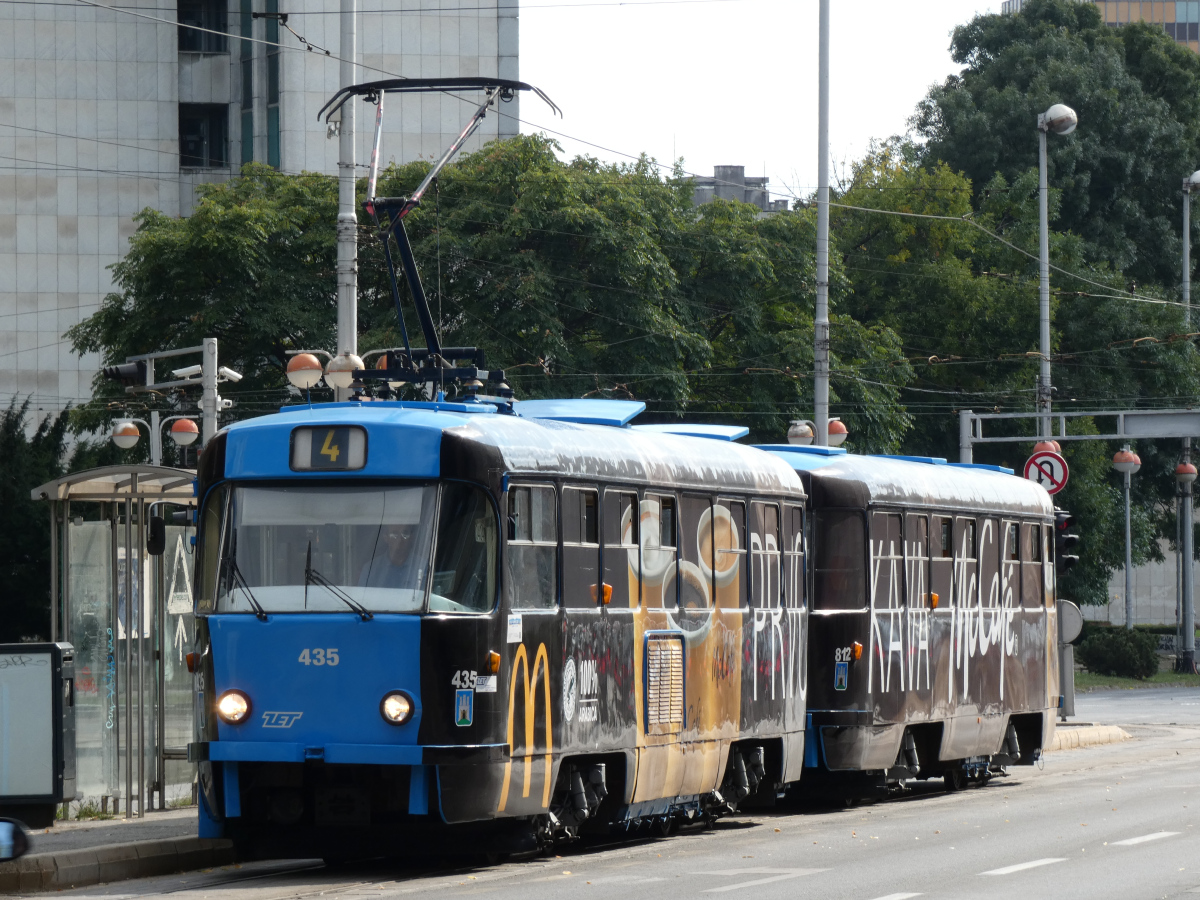 Загреб, Tatra T4YU № 435