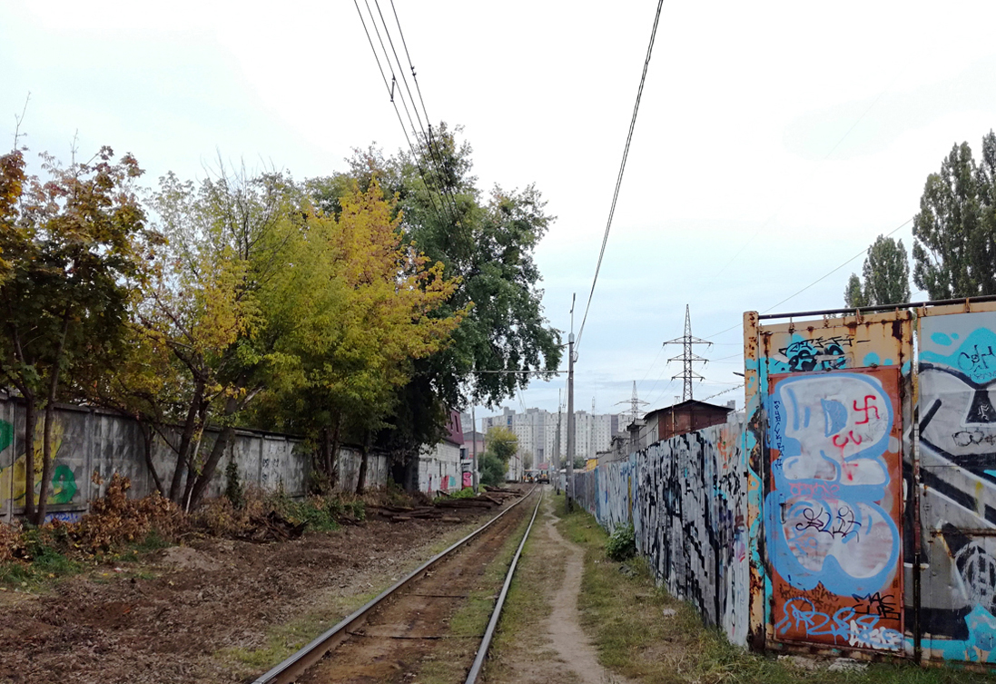 Kyjev — Reconstruction of the left bank tram network; Kyjev — Tramway lines: Darnytske depot network