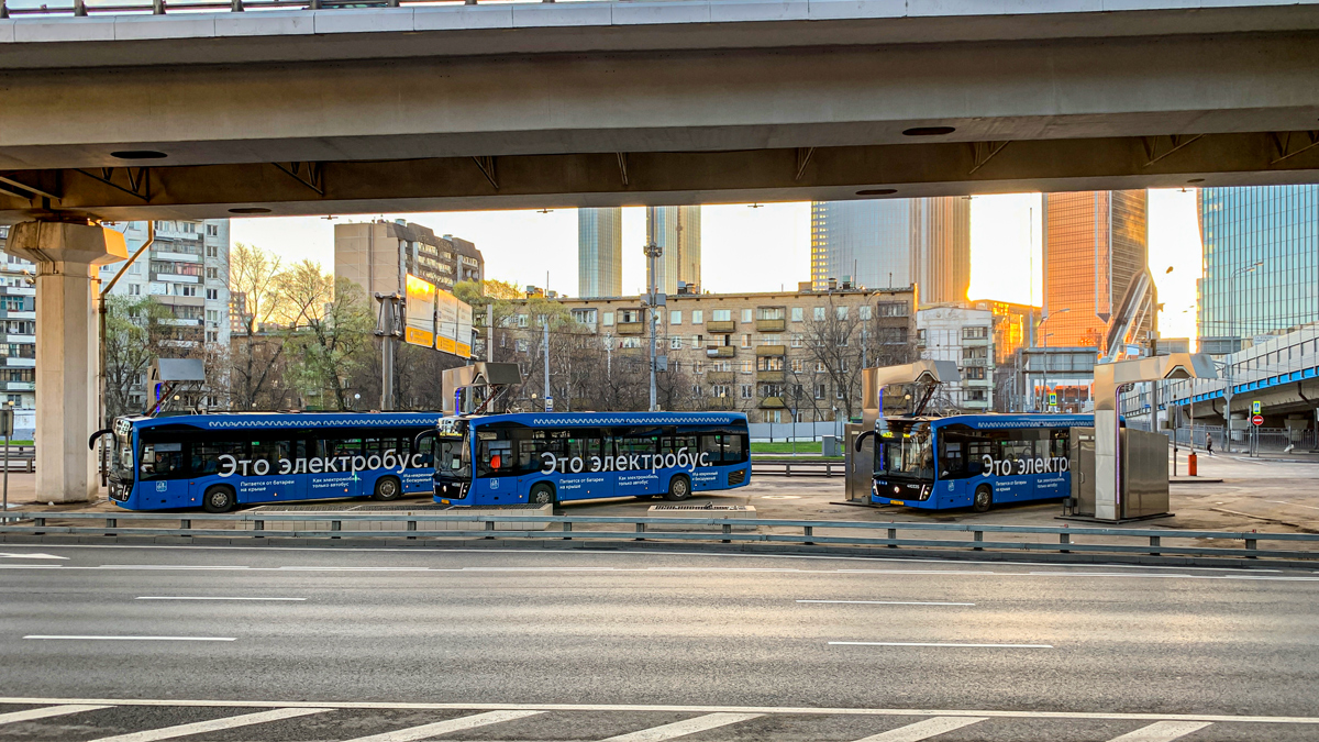 Moskva — Electric power service — Charging stations; Moskva — Terminus stations