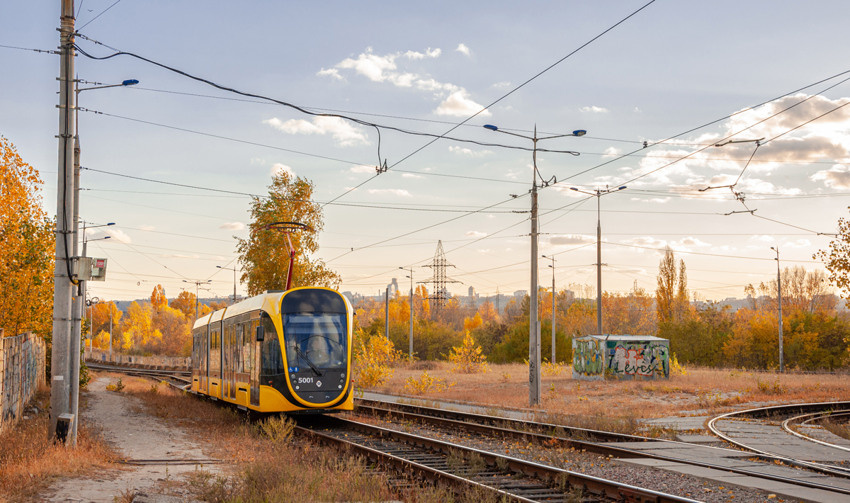Kyjev, К1Т306 č. 5001; Kyjev — Tramway lines: Rapid line # 2