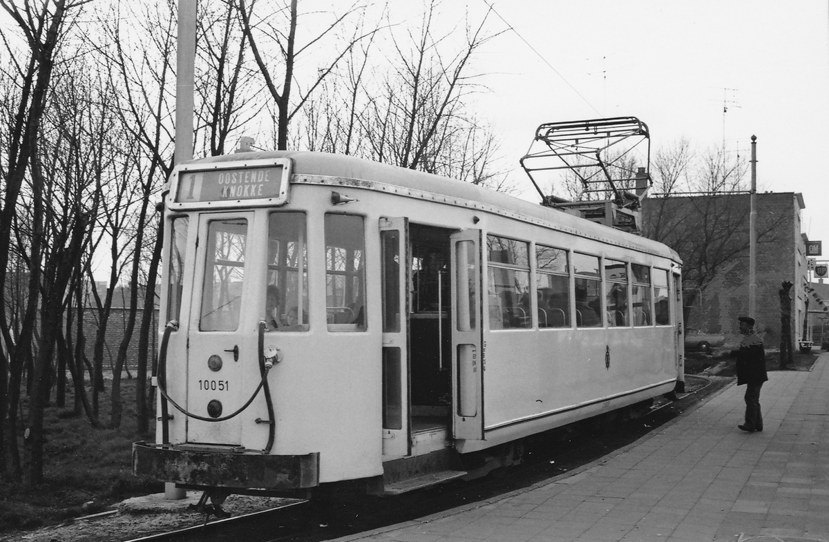 Береговой трамвай, SNCV SO моторный № 10051; Береговой трамвай — Исторические фотографии — Электрический трамвай (тип S/SE/SO)