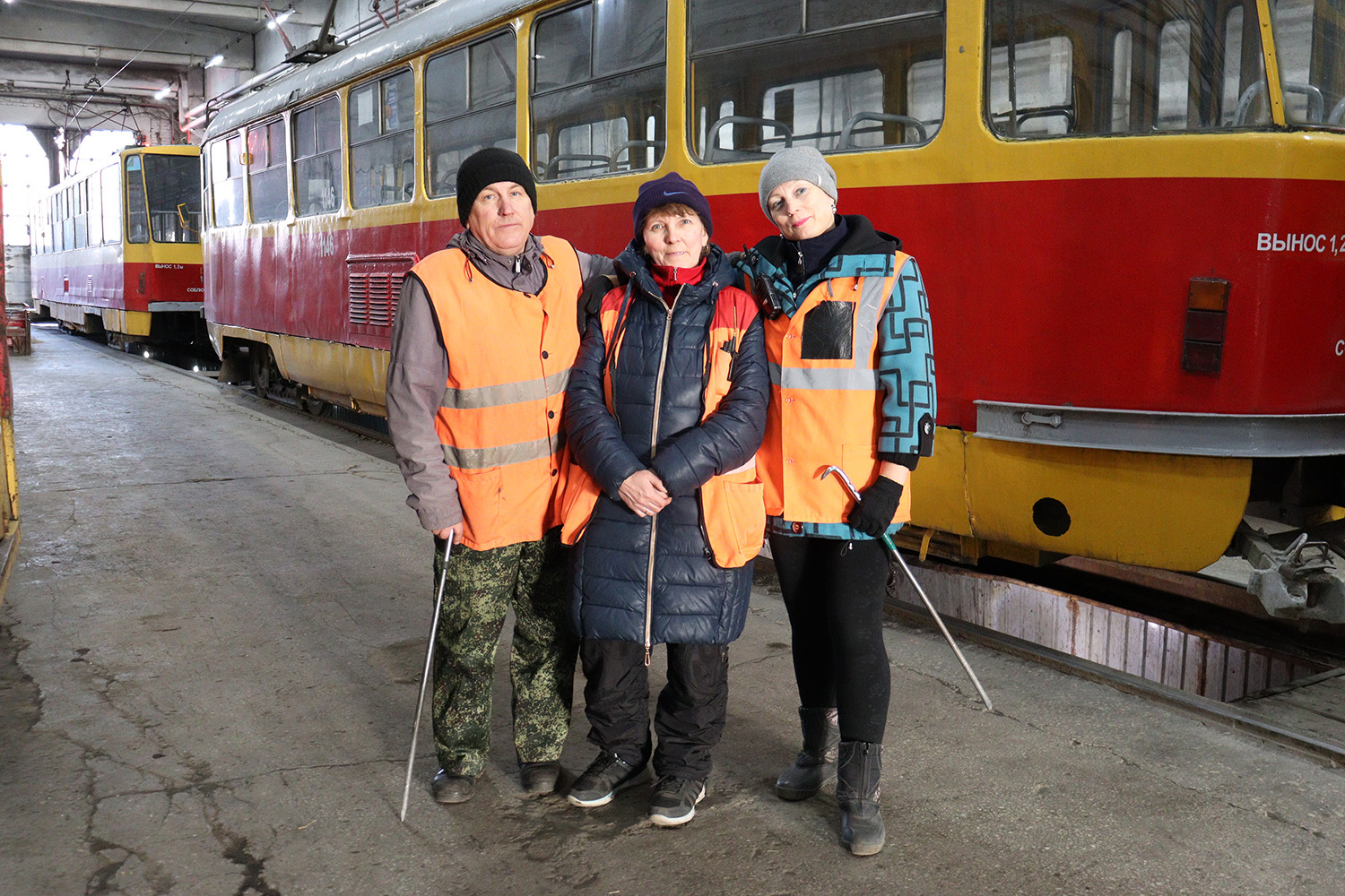Electric transport employees; Barnaul — personnel