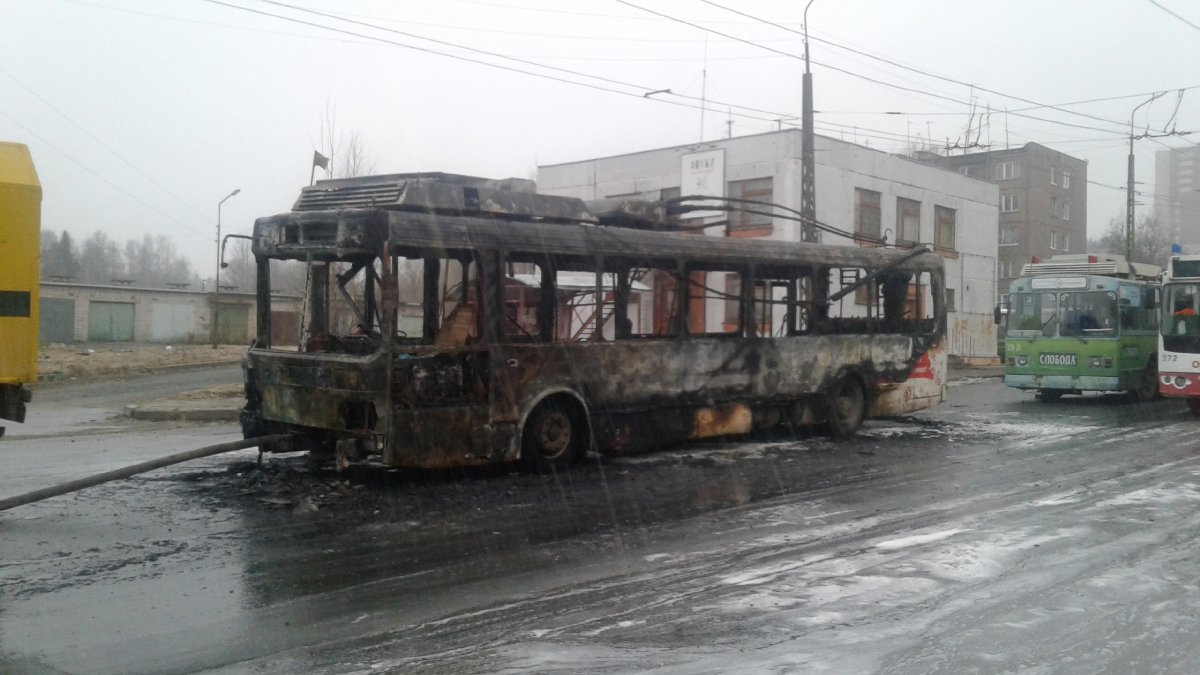 Petrozavodsk, LiAZ-5280 (VZTM) № 347; Petrozavodsk — Accidents