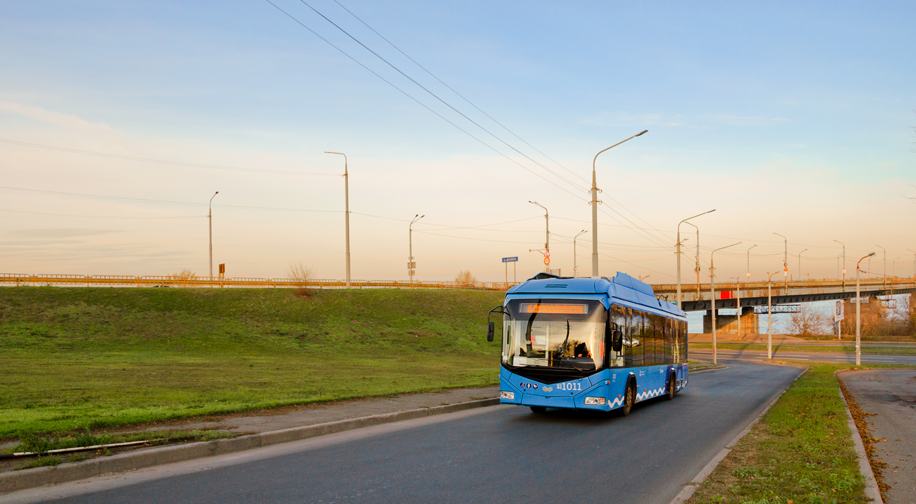 Днепр, АКСМ 32100D (БКМ-Україна) № 1011; Днепр — Троллейбусные линии и инфраструктура