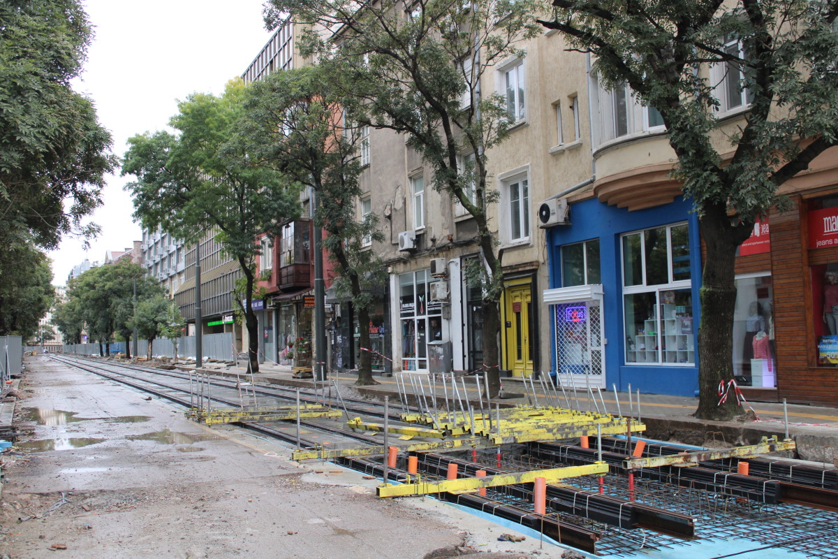 София — Основен ремонт на трамвайното трасе по улица Алабин, Булевард Цар Борис III, Булевард Тотлебен и Булевард Македония — 2021 — 2022