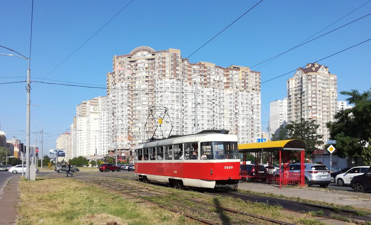 Киев, Tatra T3SU № 5609