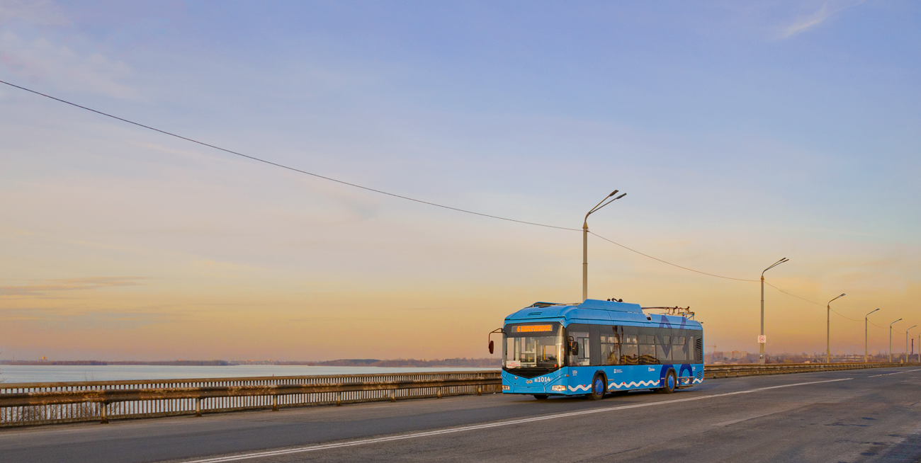 Днепр, АКСМ 32100D (БКМ-Україна) № 1014; Днепр — Троллейбусные линии и инфраструктура