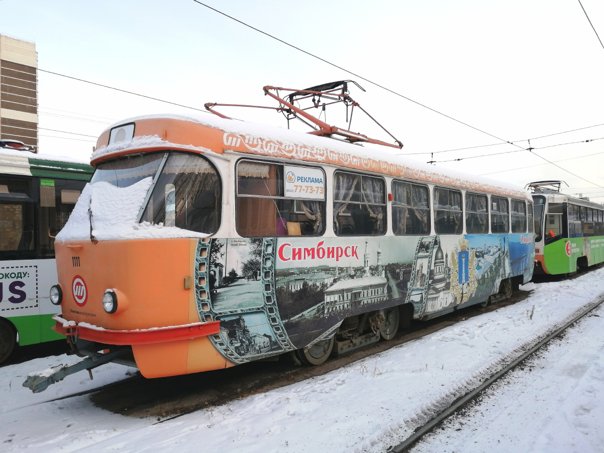 Ульяновск, Tatra T3SU (двухдверная) № 1111