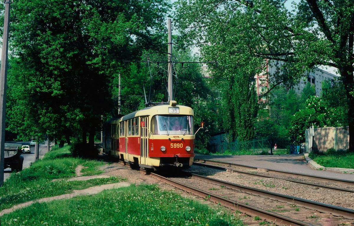 Киев, Tatra T3SU № 5990; Киев, Tatra T3SU № 5993; Киев — Исторические фотографии