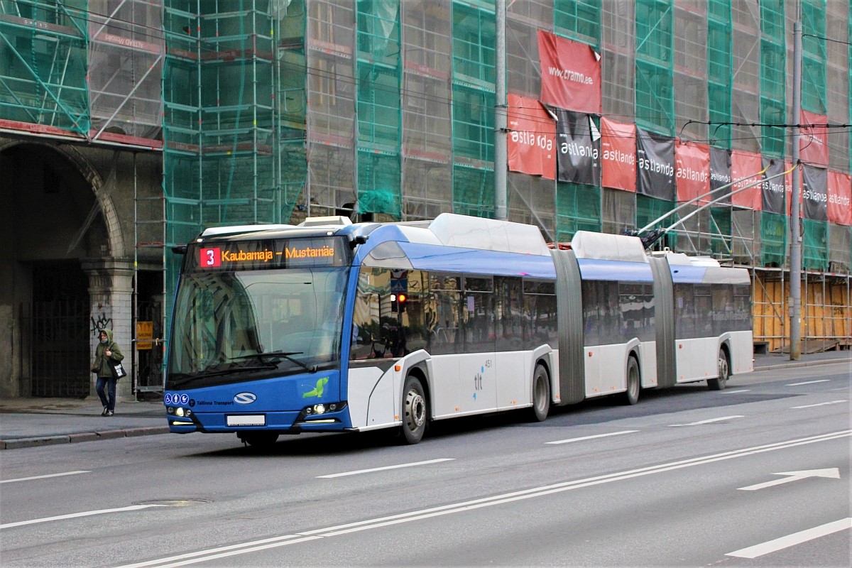 Tallinn, Solaris Trollino IV 24 MetroStyle № 451