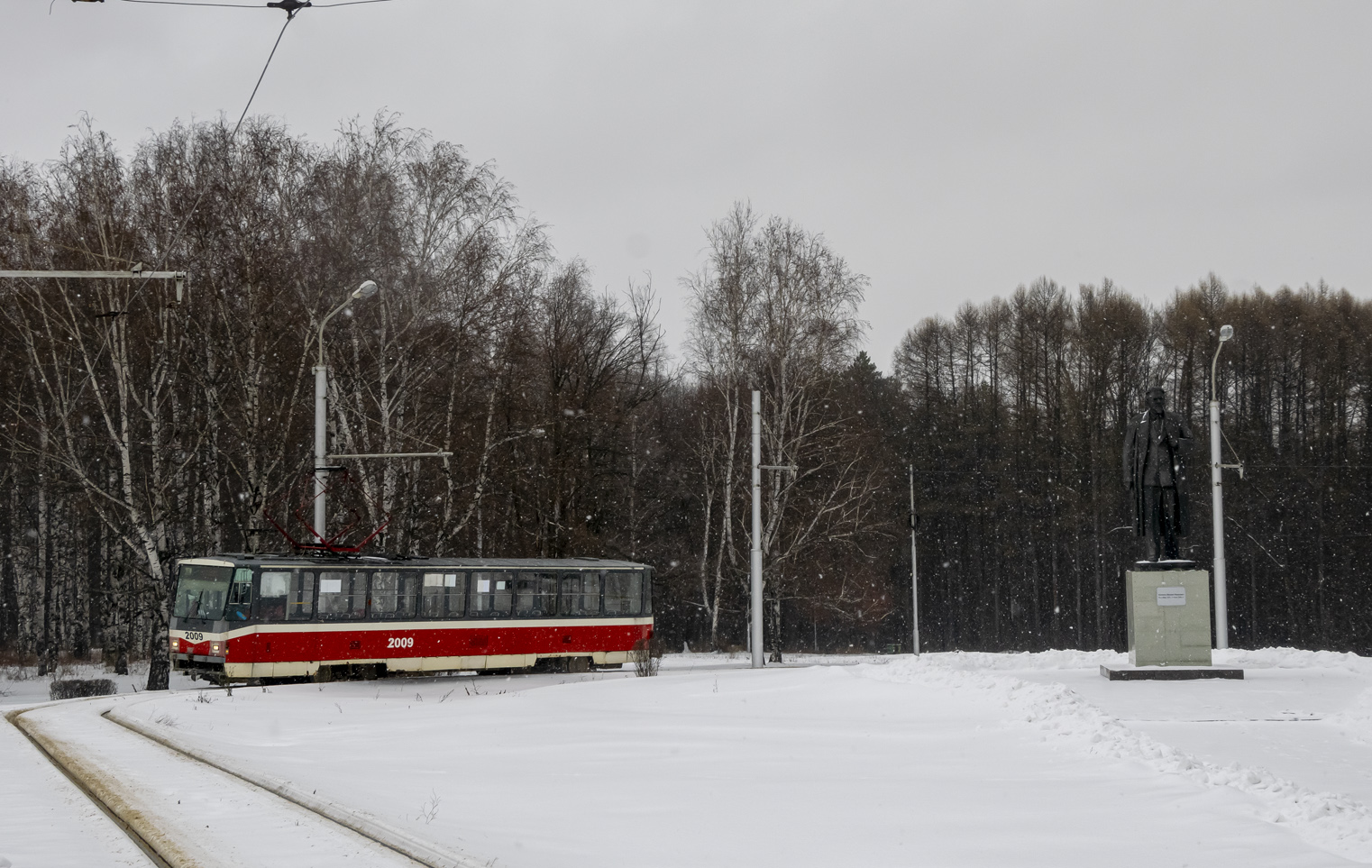 Уфа, Tatra T6B5-MPR № 2009; Уфа — Конечные станции и разворотные кольца (трамвай)