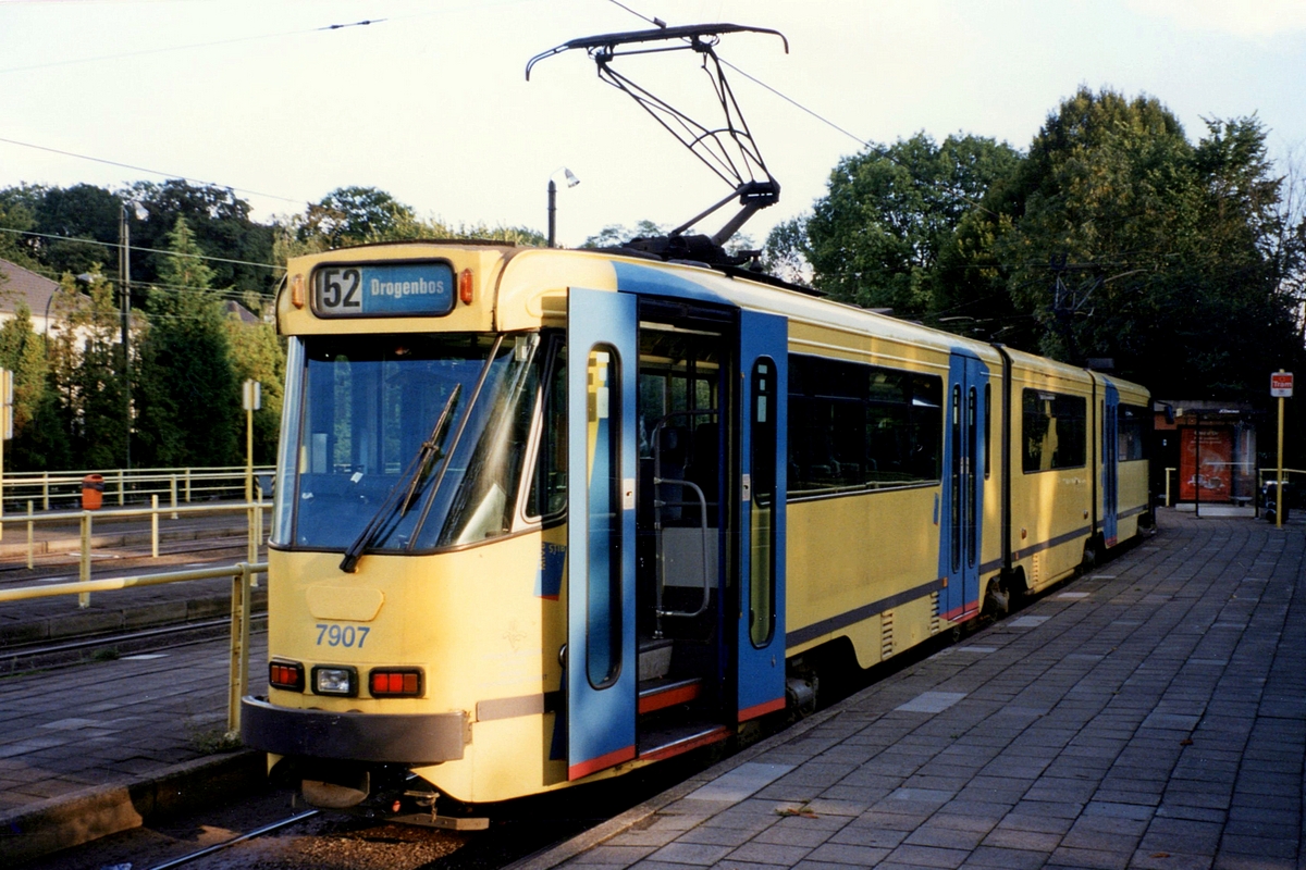Брюссель, BN PCC серия 7900 № 7907; Брюссель — Тестовые прогоны с трамваями из других городов и испытания с собственным брюссельским трамваем.