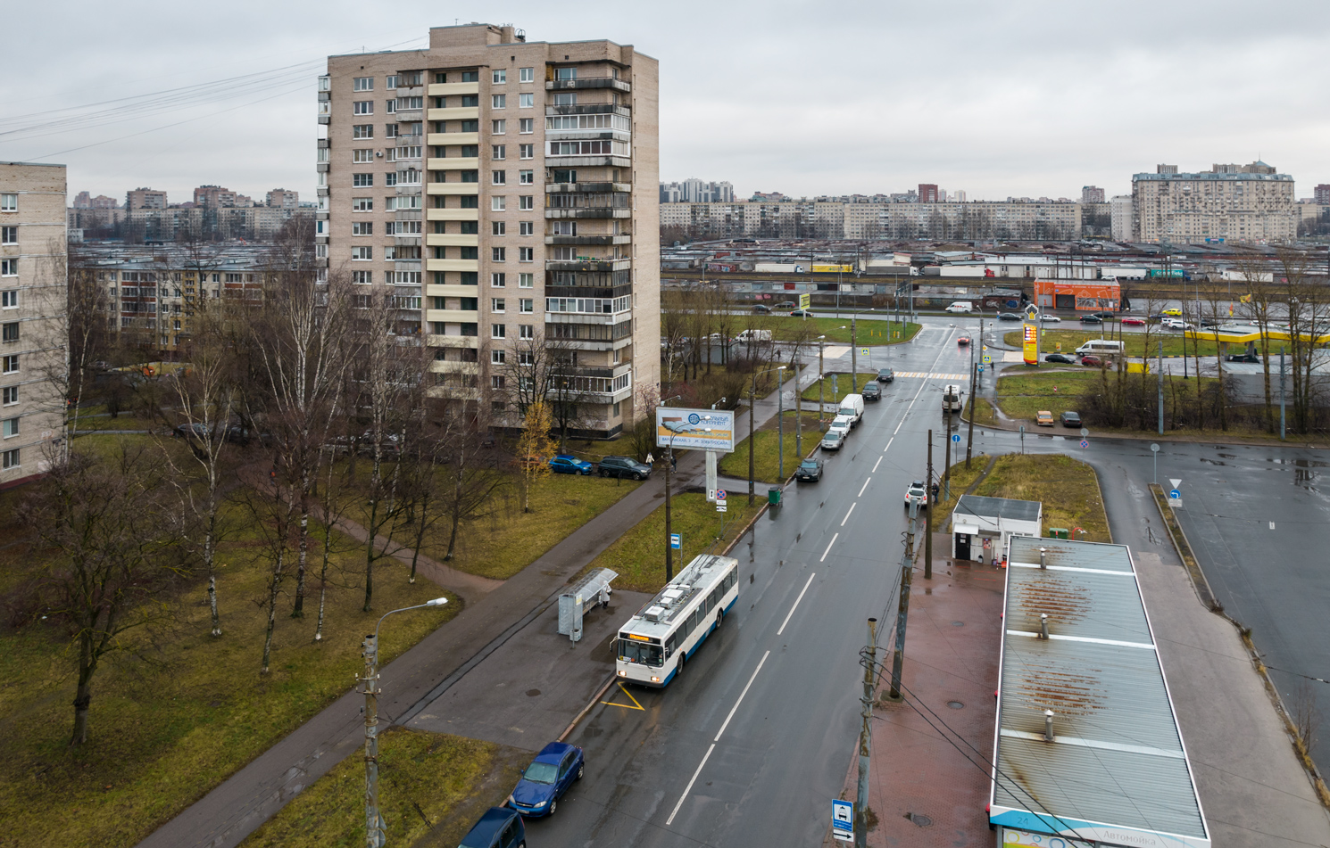 Sanktpēterburga — Trolleybus lines and infrastructure