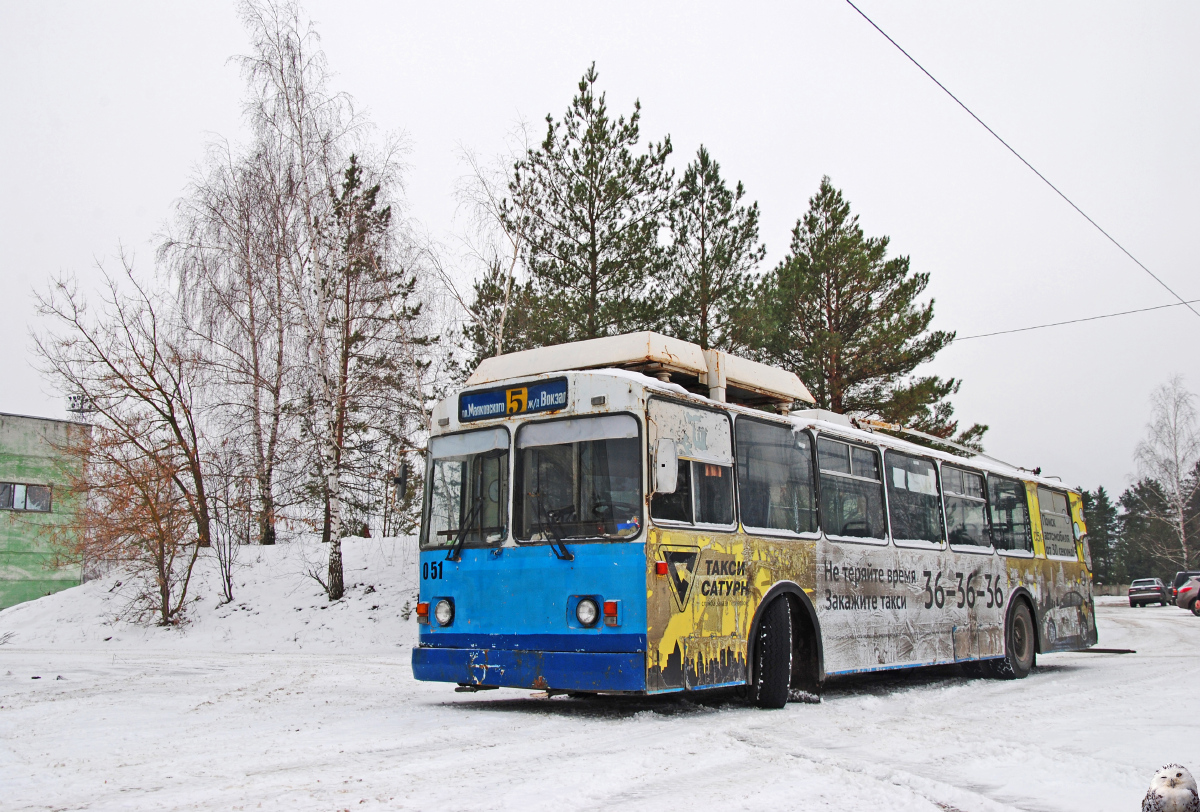 Дзержинск, ЗиУ-682Г [Г00] № 051; Дзержинск — Деятельность Музея городского транспорта; Дзержинск — Перегон троллейбуса ЗиУ-682Г [Г00] № 051 в трамвайное депо для Музея городского транспорта