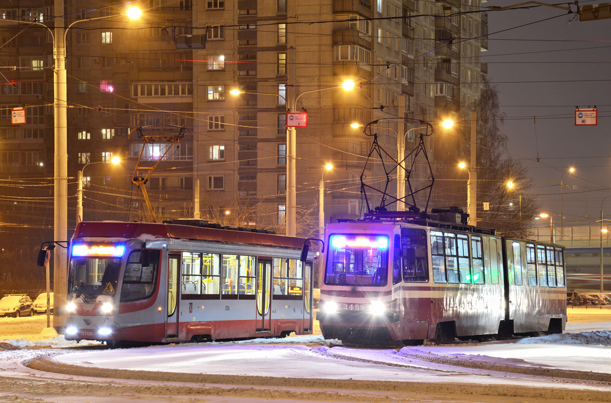 Санкт-Петербург, 71-623-03 № 3706; Санкт-Петербург, ЛВС-86К-М № 3459