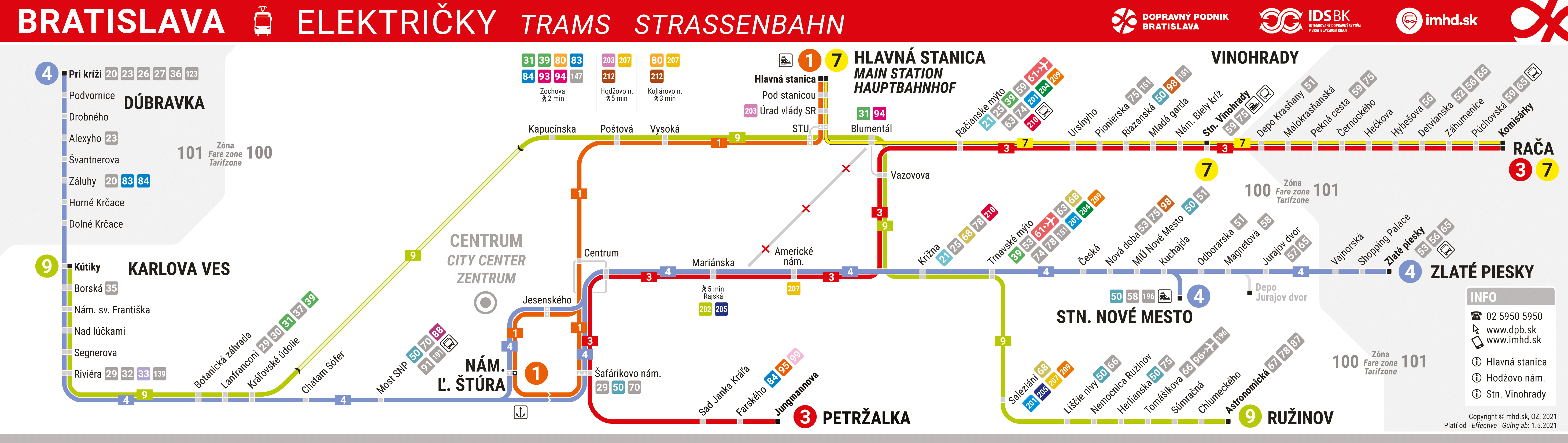 Bratysława — Maps