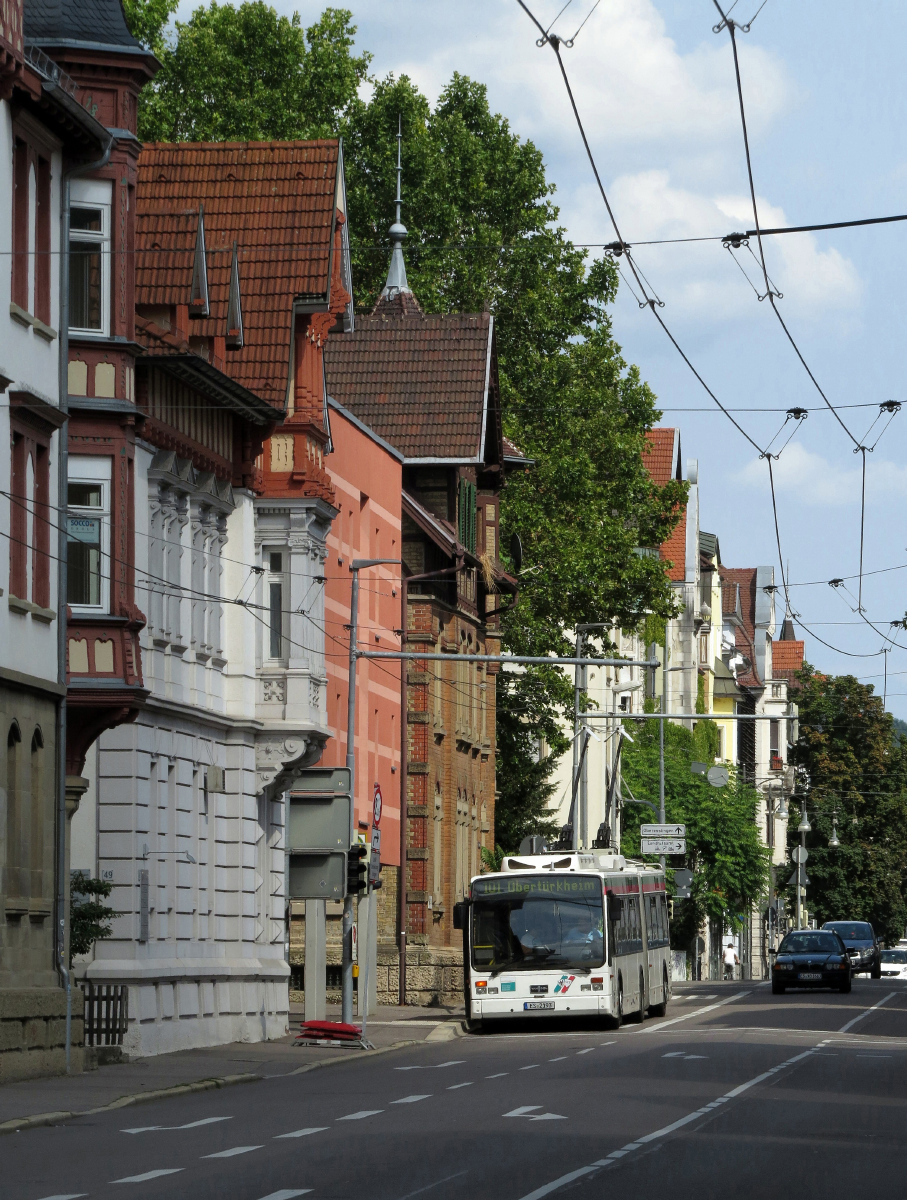 Эслинген — Троллейбусный линии и инфраструктура