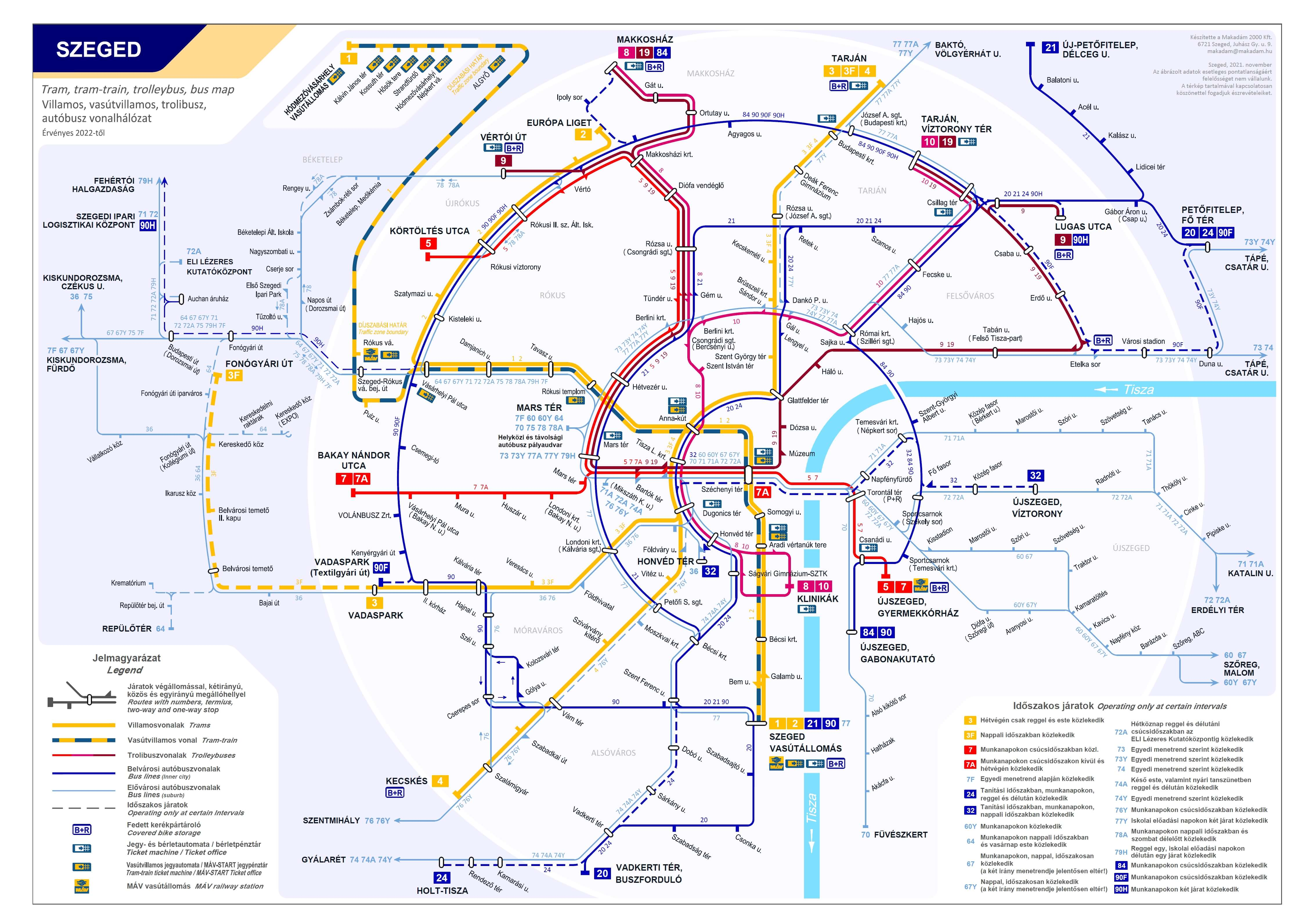 Szeged — Maps