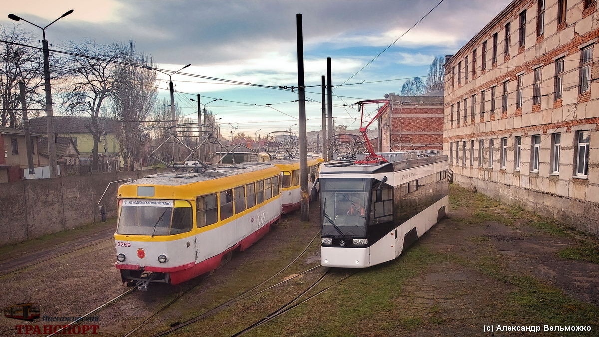 Одесса, Tatra T3SU № 3269; Одесса, Еталон TR3100 № 0001