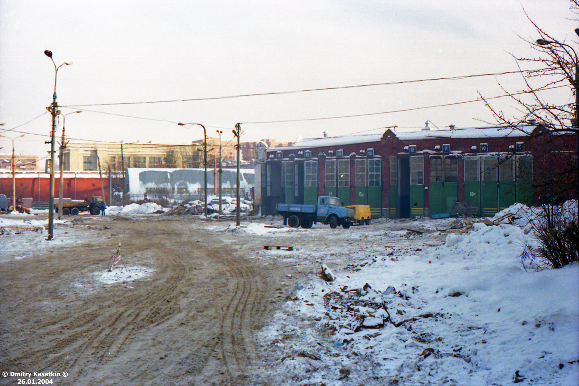 Москва — Трамвайные депо: [3] Краснопресненское. Старая территория в Ваганьково (до 2002)