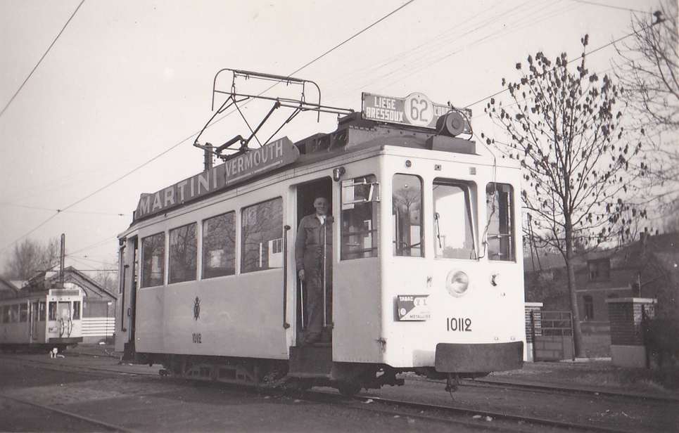 Льеж, Braine-le-Comte 2-axle motor car № 10112; Льеж — Old Photos (SNCV Liège)